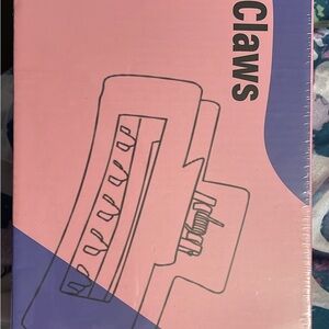 Pink and Purple Hair Claw Clip